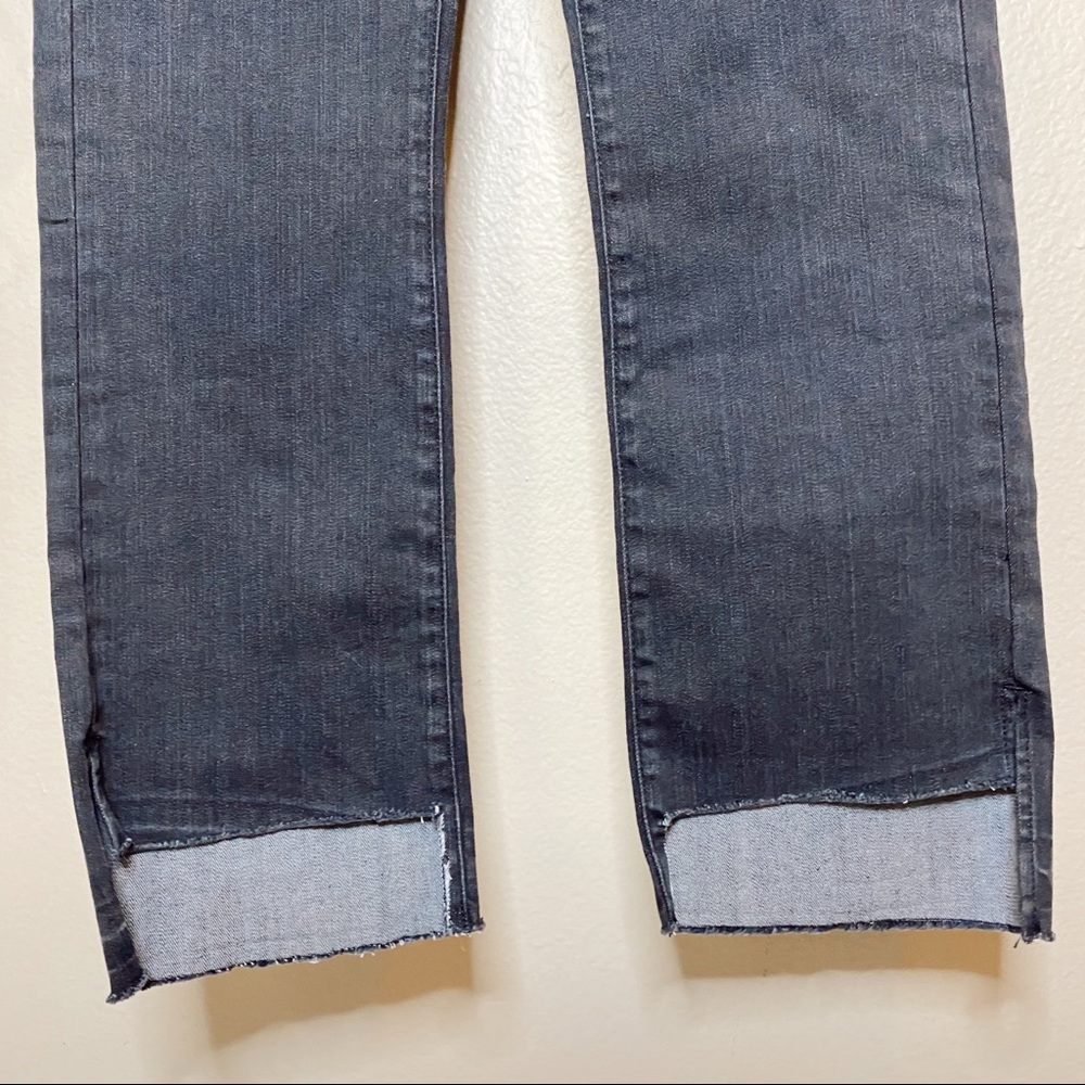 DKNY Stair Step Frayed and Cut Out Jeans - Picture 7 of 7